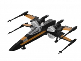 Revell 06777 STAR WARS POE'S BOOSTED X-WING Fighter 