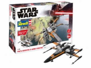 Revell 06777 STAR WARS POE'S BOOSTED X-WING Fighter 