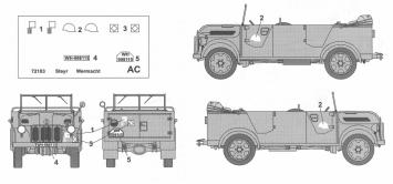 AMC Models 72103 Steyr 1500 A/01 Mannschaftskraftwagen (Kfz. 70)