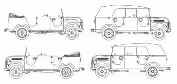 AMC Models 72103 Steyr 1500 A/01 Mannschaftskraftwagen (Kfz. 70)