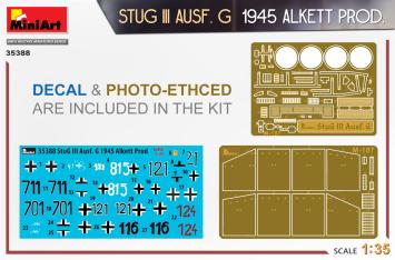 MiniArt 35388 STUG III AUSF. G 1945 ALKETT PROD.