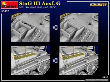 MiniArt 35337 StuG III Ausf. G Dec 1944 - Mar 1945 MIAG Prod Interior Kit