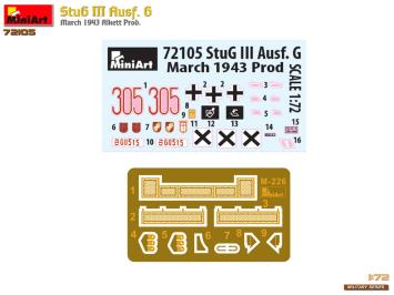 MiniArt 72105 StuG III Ausf. G March 1943 Alkett Prod.