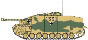 Airfix A1377 Stug IV Sd.Kfz.167 early version