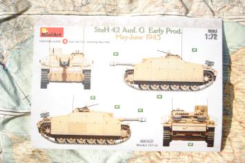 MiniArt 72114 StuH 42 Ausf. G early prod. May-June 1943