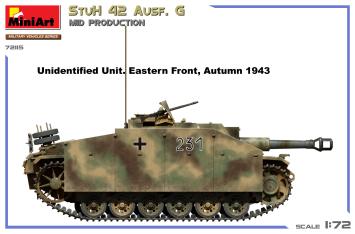MiniArt 72115 StuH 42 Ausf. G Mid Production