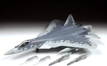 Zvezda 7319 Sukhoi Su-57 Felon Russian 5th Generation Fighter