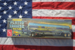 AMT 1239 Sunoco Fruehauf Plated Tanker Trailer