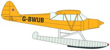 Minicraft Model Kits 11663 Super Cub Floatplane