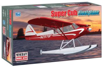 Minicraft Model Kits 11663 Super Cub Floatplane