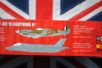 Airfix A50190 Supermarine Spitfire & F-35B Lightning II Then and Now