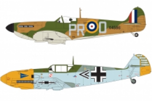 Airfix A50135 Supermarine Spitfire Mk.Ia & Messerschmitt Bf109E-4