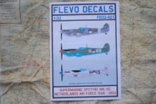 Flevo Decals FD32-021 Supermarine Spitfire Mk.IXc 'Netherlands Air Force 1946-1954'