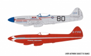 Airfix A05139 Supermarine Spitfire Mk.XIV Civilian Schemes