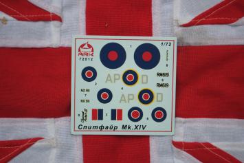 Ark Models 72012 Supermarine Spitfire Mk.XIV vs V1 flying bomb
