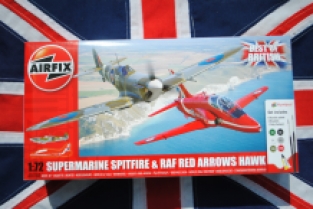 Airfix A50187 Supermarine Spitfire & RAF Red Arrows Hawk