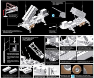 Dragon 3563 SURFACE-TO-AIR MISSILE (SAM) SYSTEM PAC-3 M901 LAUNCHING STATION MIM-104F PATRIOT