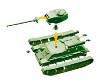 Italeri 34102 T-34/85 'World of Tanks'