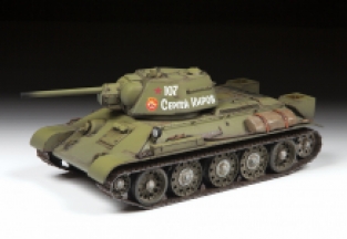 Zvezda 3686 T-34/76 Soviet Medium Tank model 1942