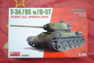 Mini Art 35293 T-34/85 with D-5T 'Plant 112 Spring 1944'