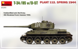 Mini Art 35293 T-34/85 with D-5T 'Plant 112 Spring 1944'