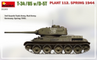 Mini Art 35293 T-34/85 with D-5T 'Plant 112 Spring 1944'