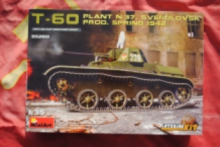 Mini Art 35260 T-60 Plant N.37 SVERDLOVSK Prod. Spring 1942