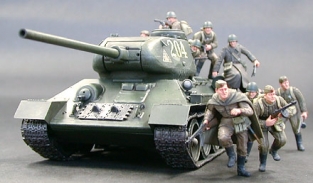 Tamiya 35138 T34/85 Russian Medium Tank 