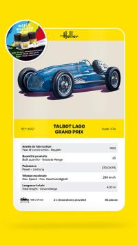 Heller 56721 Talbot Lago Grand Prix Starter Kit 