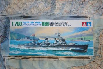 Tamiya 77052 Japan Navy Destroyer Hibiki 響 Water Line Series