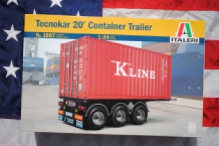 Italeri 3887 Tecnokar 20' Container Trailer