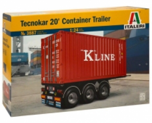 Italeri 3887 Tecnokar 20' Container Trailer