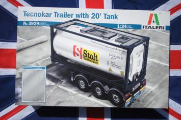 Italeri 3929 Tecnokar Trailer with 20' Tank