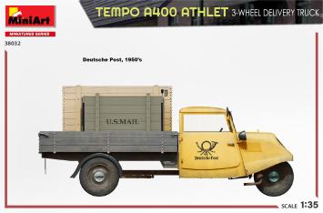 MiniArt 38032 TEMPO A400 ATHLET 3-Wheel Delivery Truck