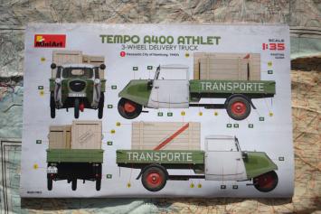 MiniArt 38032 TEMPO A400 ATHLET 3-Wheel Delivery Truck