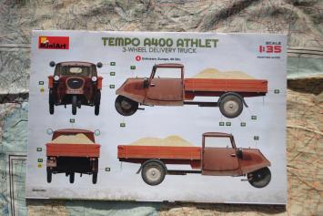 MiniArt 38032 TEMPO A400 ATHLET 3-Wheel Delivery Truck