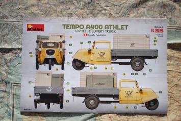 MiniArt 38032 TEMPO A400 ATHLET 3-Wheel Delivery Truck