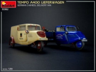 Mini Art 35382 TEMPO A400 LIEFERWAGEN. GERMAN 3-WHEEL DELIVERY VAN