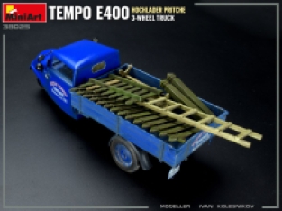 Mini Art 38025 TEMPO E400 HOCHLADER PRITSCHE 3-WHEEL TRUCK