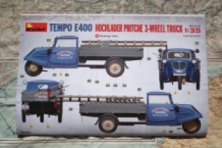 Mini Art 38025 TEMPO E400 HOCHLADER PRITSCHE 3-WHEEL TRUCK