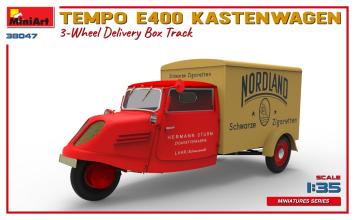 MiniArt 38047 Tempo E400 Kastenwagen 3-Wheel Delivery Box Truck