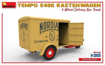 MiniArt 38047 Tempo E400 Kastenwagen 3-Wheel Delivery Box Truck