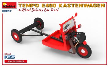 MiniArt 38047 Tempo E400 Kastenwagen 3-Wheel Delivery Box Truck