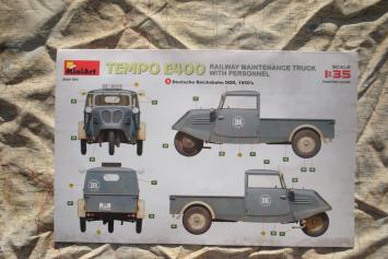 MiniArt 38063 Tempo E400 railway maintenance truck with personnel