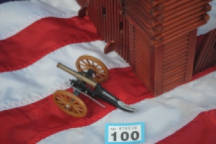 Timpo Toys B.100 American Civil War 6 POUNDER FIELD GUN CANNON ARTILLERY PIECE