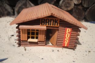 Timpo Toys / Elastolin BANK / POST Office
