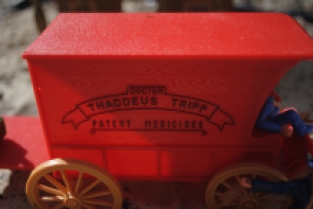 Timpo Toys G.231 Dr. Trippcoach with Dr. Trippumbau and coachman, 2nd version