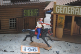 Timpo Toys O.196 Cowboy riding on horse 2nd version