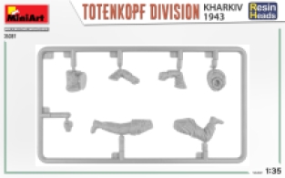 Mini Art 35397 TOTENKOPF Division 'KHARKOV 1943' RESIN HEADS