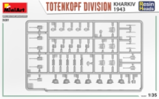 Mini Art 35397 TOTENKOPF Division 'KHARKOV 1943' RESIN HEADS